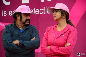 Celebs At Breast Cancer Awareness Walk